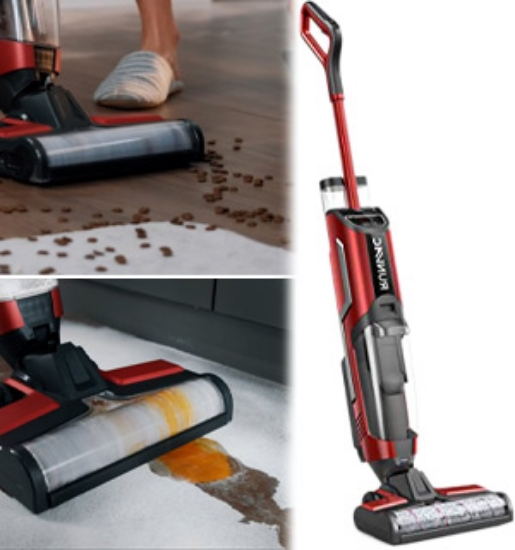 Ditch your broom, mop, and vacuum because this powerful appliance combines all of those in one, convenient unit.