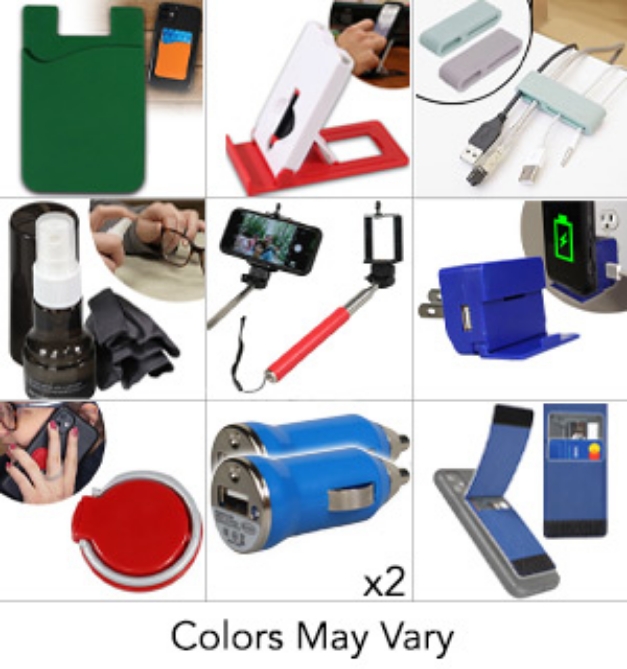 10 Piece Cell Phone Accessory Kit