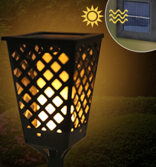 These Dancing Solar Flame Torch Lights cast a safe, soft, mood-enhancing realistic flame. The secret is in the advanced circuitry built inside the lantern that control the LED light strips to give it the natural dancing flame effect.