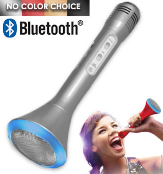 Add some excitement and laughter to your next party with this Wireless Karaoke Microphone! Forget about those big karaoke machines and their messy cords. You can take this portable BLUETOOTH<sup>&reg;</sup> microphone anywhere and anytime you want to belt out some tunes with your friends and family. <br /><br />