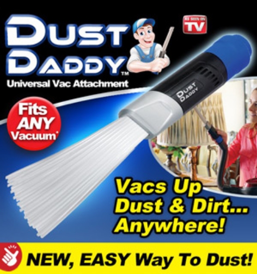 The Official As Seen On TV Dust Daddy easily cleans all the stubborn places where dust and allergens like to hide.