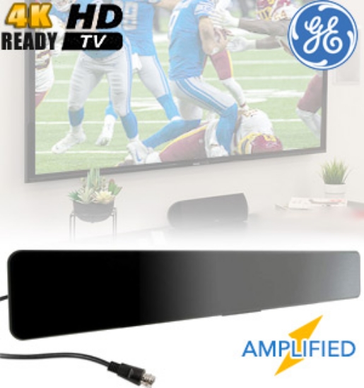 GE Indoor Pro HD Bar Amplified Antenna: 4K-Ready