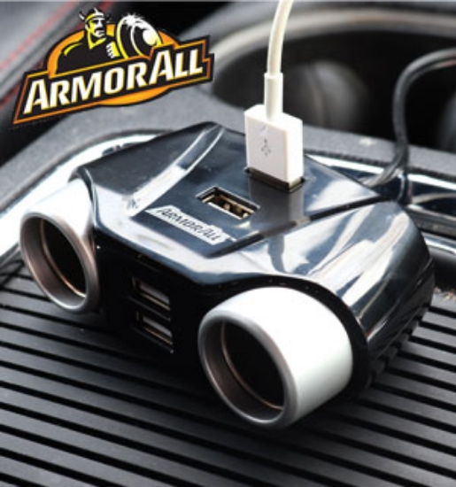 Turn your car's cigarette lighter or DC port into a 6-way charger with the <strong>6-Port DC/USB Power Station</strong>. Featuring 2 DC ports and 4 USB ports you can use and charge multiple devices simultaneously.