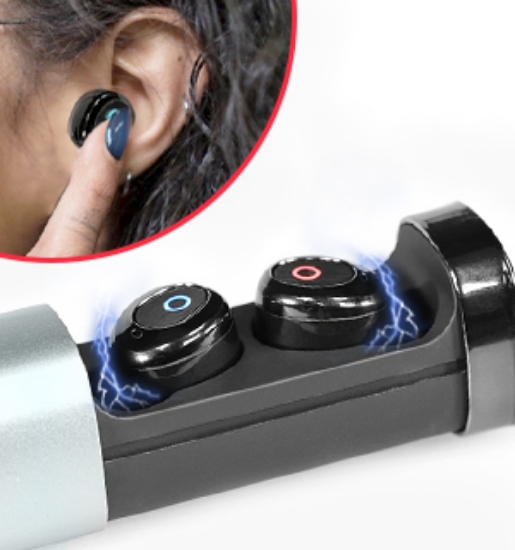 These sleek, wireless earbuds by Tzumi won't fall out and offer pristine sound quality with an abundance of built-in features. You are able to pair these earbuds with a BLUETOOTH<sup>&reg;</sup>- compatible device so you can control your music and answer phone calls wirelessly. Never let wires get in the way again when you are on the go!