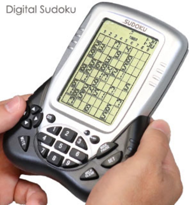 Sudoku is the numbers puzzle that has been an international favorite since the 80s. But you don't have to carry around a book of puzzles to satisfy your Sudoku mania. With this handheld electronic game you will have a lifetime of puzzles in the palm of your hand.