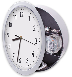 Wall Clock with Hidden Safe