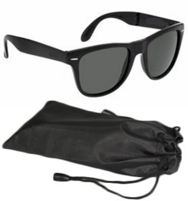 Picture 1 of Lot of 48 BLACK Wayfarer Style Glasses