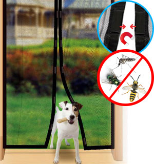 Instant Mesh Guard Magnetic Screen Door