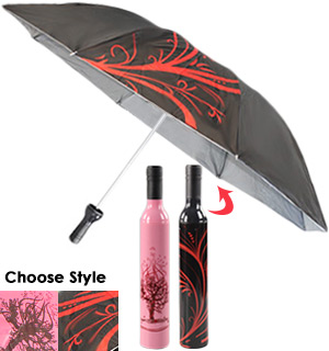 Wine Bottle Umbrella