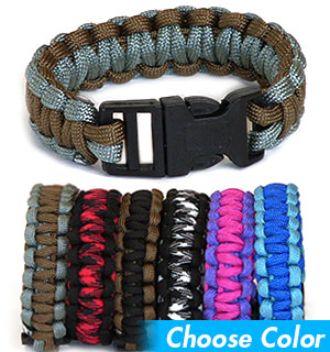 8-Inch Paracord Survival Bracelets