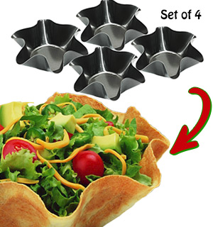 Tortilla Bowl Set of 4 by Cucina Vita