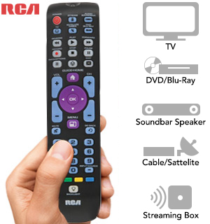 RCA 5 Device Universal Remote Control