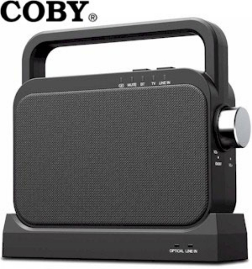 If you struggle to hear the dialogue from your TV then you are going to love this Wireless TV Speaker by Coby.