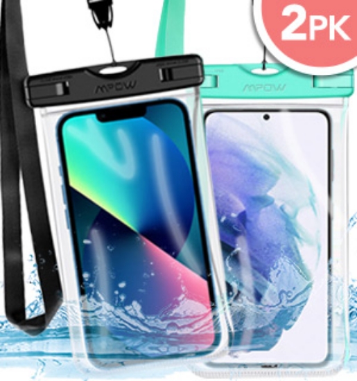 Never fear splashes or submersion with the waterproof smartphone case. Simply slide your phone in and securely lock the pouch. The clear window allows for you to see and still operate your phone... even underwater!