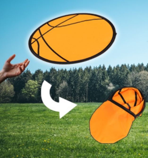 Picture 1 of Foldable Flying Disc or Fan with Storage Bag