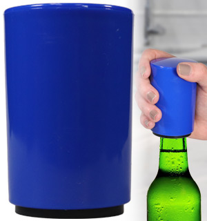 Push Down and Pop Off Bottle Opener