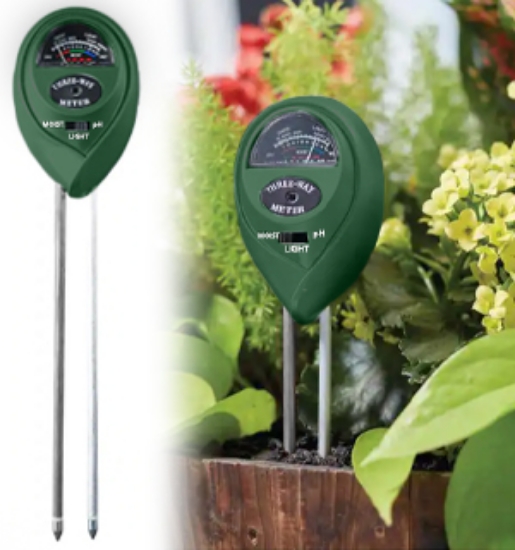 Agricultural professionals know monitoring moisture, light and pH is a must if you want to produce healthy, vibrant plants. 
<br /><br />
The best way to get accurate measurements is to use a monitor. Instead of buying three different ones, you can get this 3 in 1 Soil Meter.