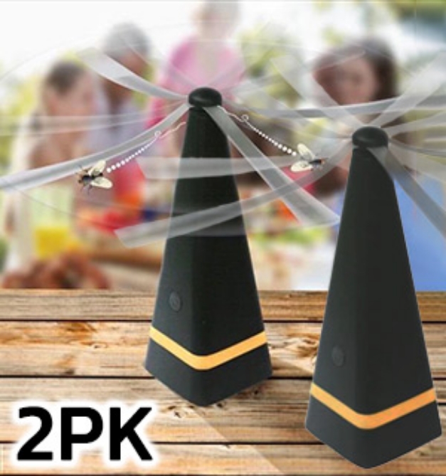 Picture 1 of 2-Pack of The Fly Fighter - Cordless Insect Repeller That Repels Flying Insects Naturally