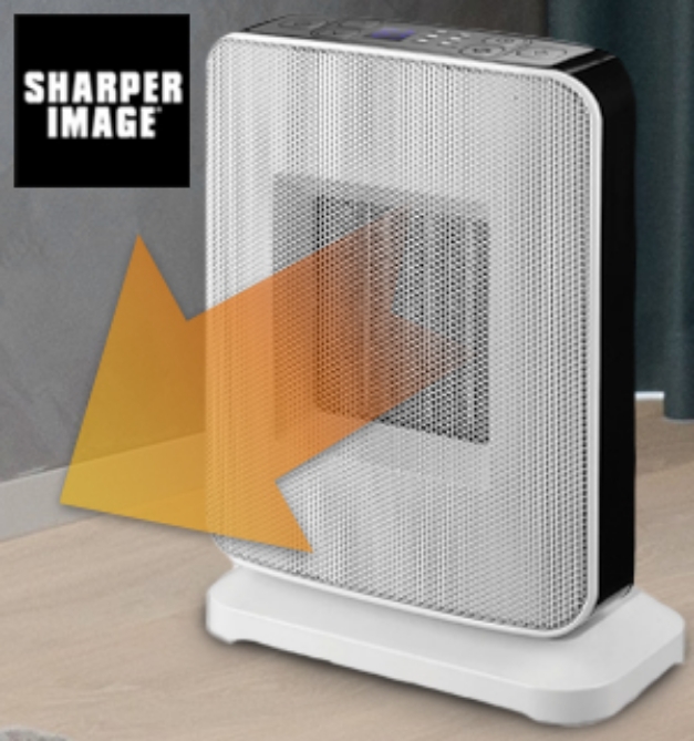 Picture 1 of Oscillating Ceramic Digital Space Heater by Sharper Image