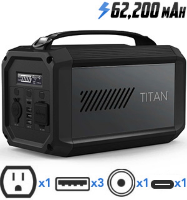 Picture of Titan 62,200 mAh Deluxe Portable Power Station