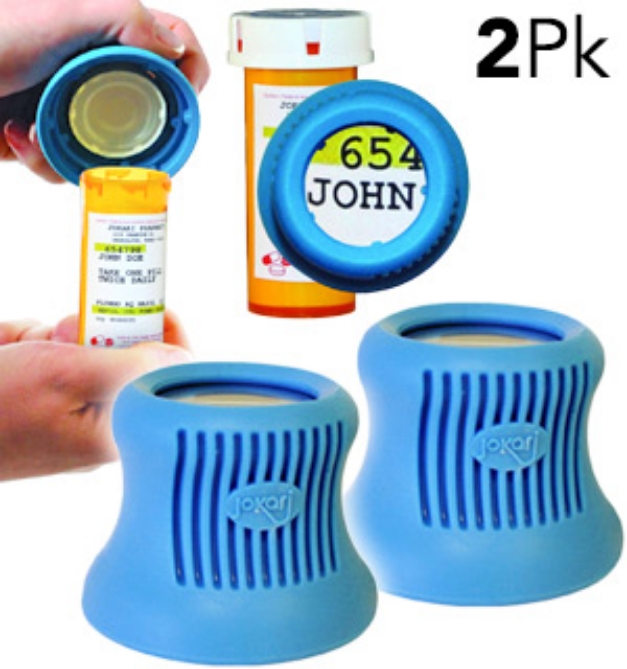 Picture 1 of Medicine Bottle Opener w/ Built-In Magnifier 2-Pack