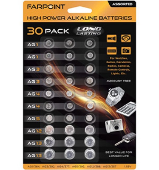 Here's an assortment of alkaline batteries that will fill your every need.