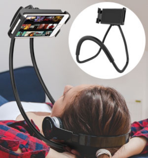 This universal phone holder goes around your neck for a completely hands-free viewing experience. Simply place your smartphone, GPS, camera, or even a small tablet into the secure universal holder. It fits devices up to a 7in screen, and will even fit most phones with cases.