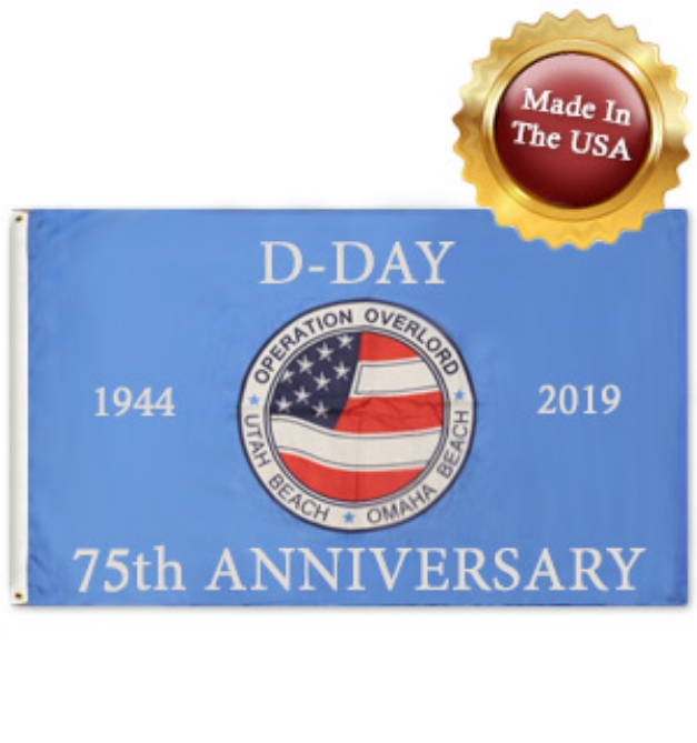 Picture 1 of 75th Anniversary of D-Day Flag