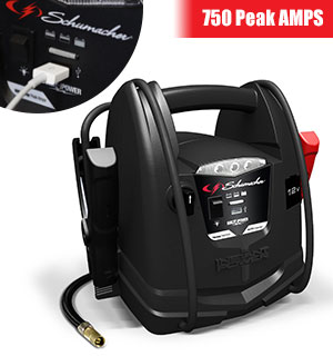 Schumacher Portable Power Station and Air Compressor