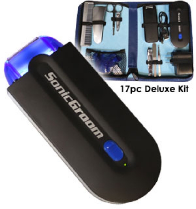 Picture 1 of 17pc SonicGroom Deluxe Precision Grooming System by MicroTouch