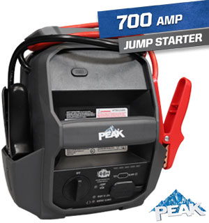 Portable 700 Peak Amp Jump-Starter and Power Station