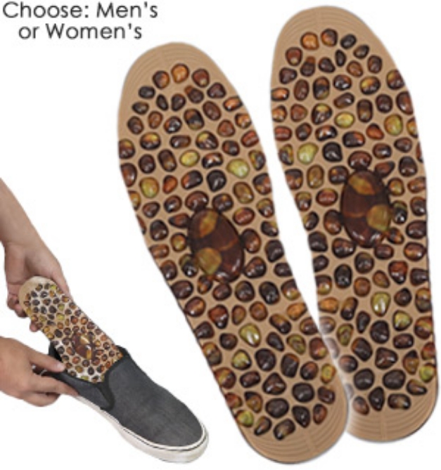 Picture 1 of Cobblestone Gel Massage Insoles - 1 Pair