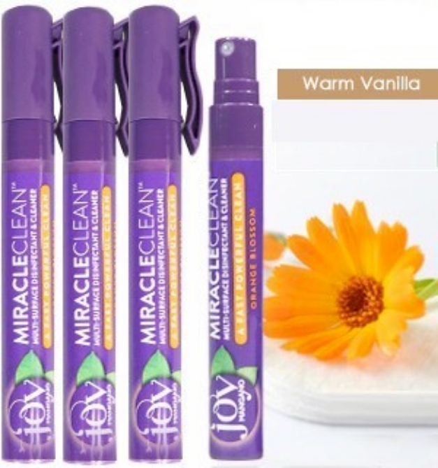 Picture 1 of 4pk Miracle Clean Spray Pens: 4 in 1 Multi-Surface Cleaner, Disinfectant and more