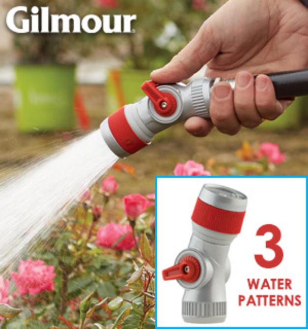 Picture 1 of Gilmour Pro Hose Nozzle - 3 Modes