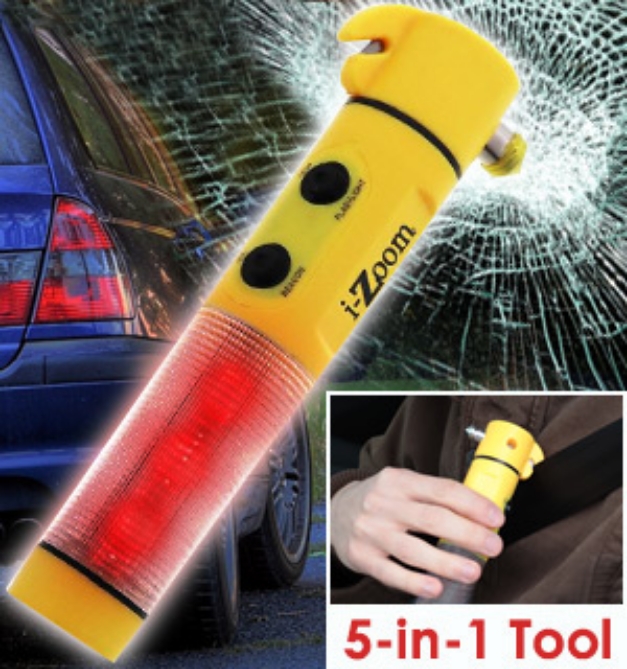Picture 1 of 5 in 1 Emergency Auto Tool And Light