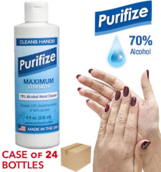 Case of 24 - Purifize 8 oz Hand Cleaner - Made in the USA