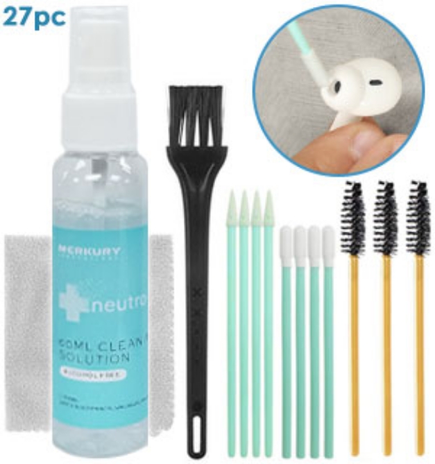 Picture 1 of 27 Piece Electronics/Tech Device Cleaning Kit