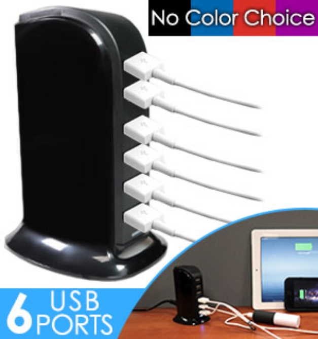 Picture 1 of 6 Port InstaCharge USB Tower