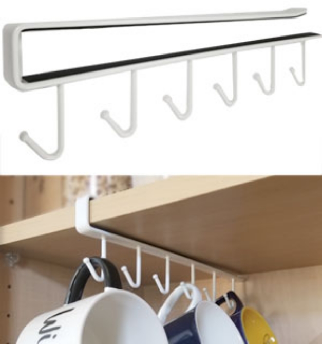 Picture 1 of Multi-use Under The Shelf Holder For Coffee Mugs and More