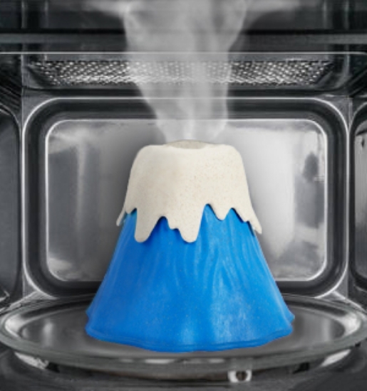 Eco-Friendly Volcano Microwave Steam Cleaner