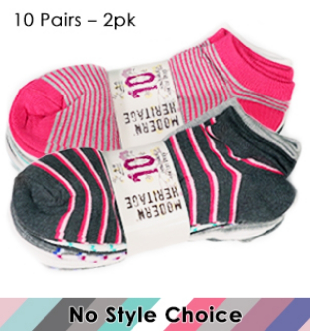 Picture 1 of Ladies Designer Heritage Socks - Blue Bundle