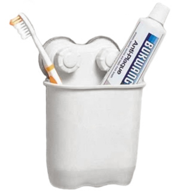 Picture 1 of Suction Cup Toothbrush Holder