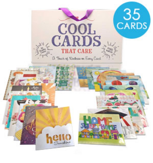 Picture 1 of Cool Greeting Cards That Care - 35 Unique Cards for All-Occasions