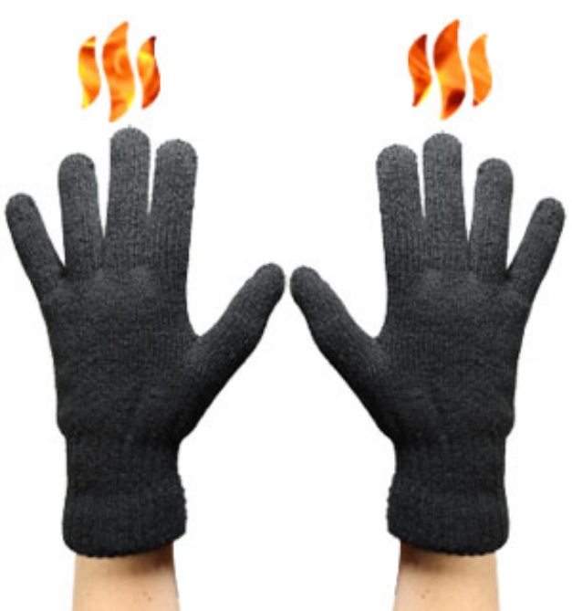 Heat Trendz Thermal Gloves - 3.2 Tog Warmth Rating