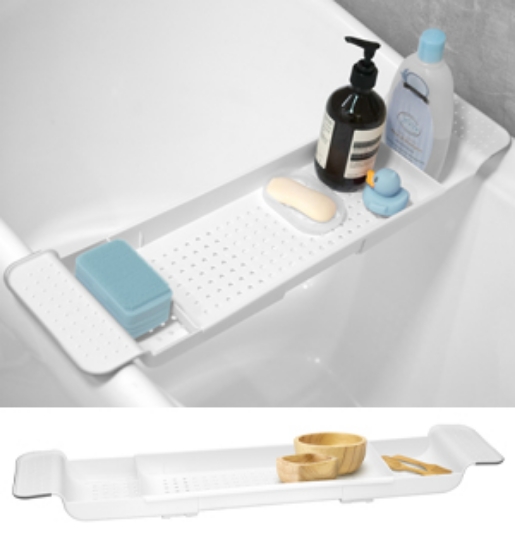 Extendable Bathtub Caddy and Organizer by FineLife Products