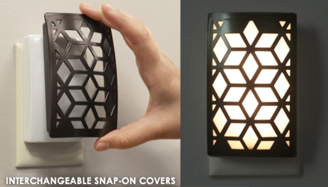 Picture 2 of 3000K Automatic LED Night Light w/ Interchangeable Face Plates