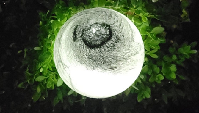 Picture 9 of 4-Pack of Solar-Powered Moonrays Globe Stake Lights