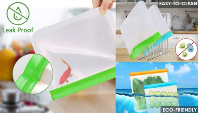Picture 2 of Reusable BPA-Free Kitchen Bags - 10 Pack