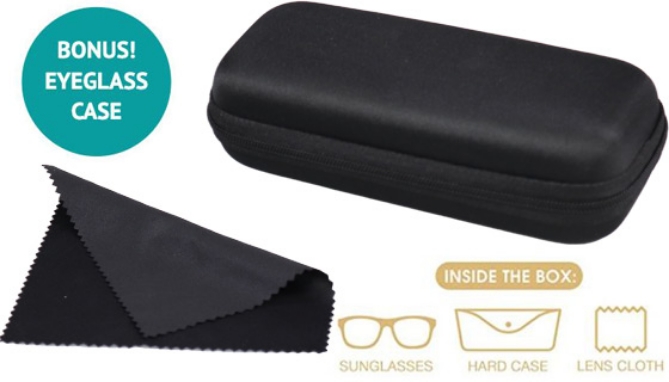 Picture 2 of 7 Shade LCD Sunglasses with Case and Microfiber Cloth