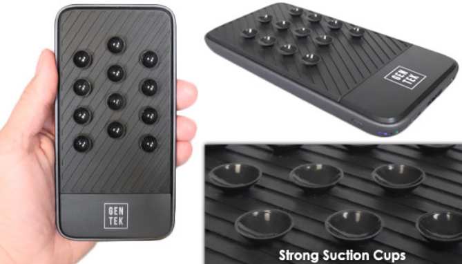 Picture 2 of Wireless Charger Suction-Cup Powerbank 4000mAh